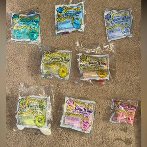 1992 McDonald’s Snow White & The Seven Dwarfs Happy Meal Toys LOT sealed